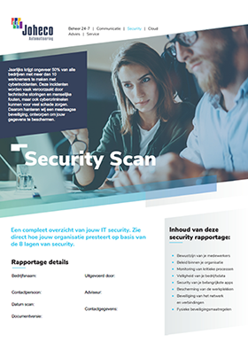 Security scan report example